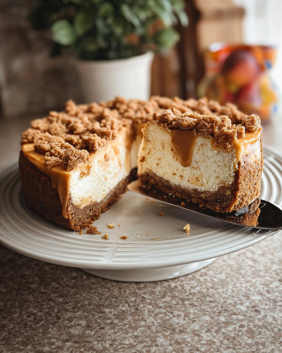 Apfel-Spekulatius-Cheesecake