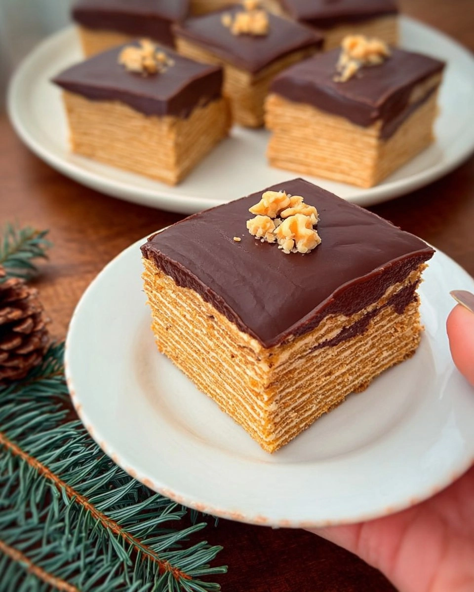 Baumkuchen mit Schoko-Glasur