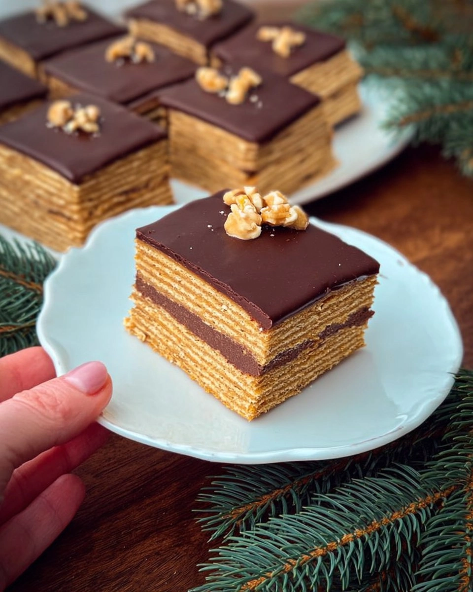 Baumkuchen mit Schoko-Glasur