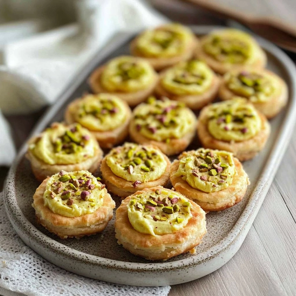 Gefüllte Plätzchen mit Pistaziencreme 86 Gefüllte Plätzchen mit Pistaziencreme