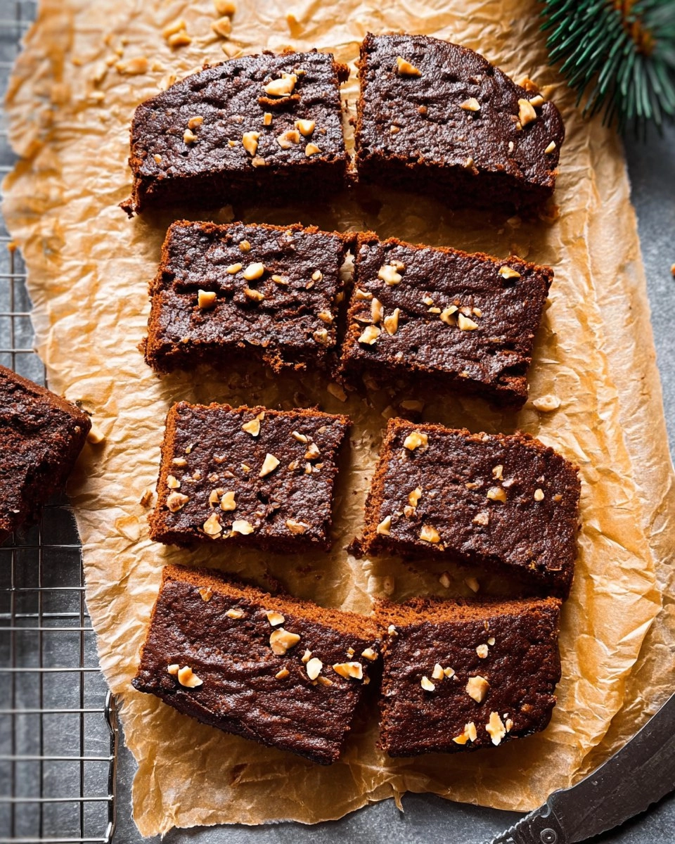 Gesunde Lebkuchen Schnitten