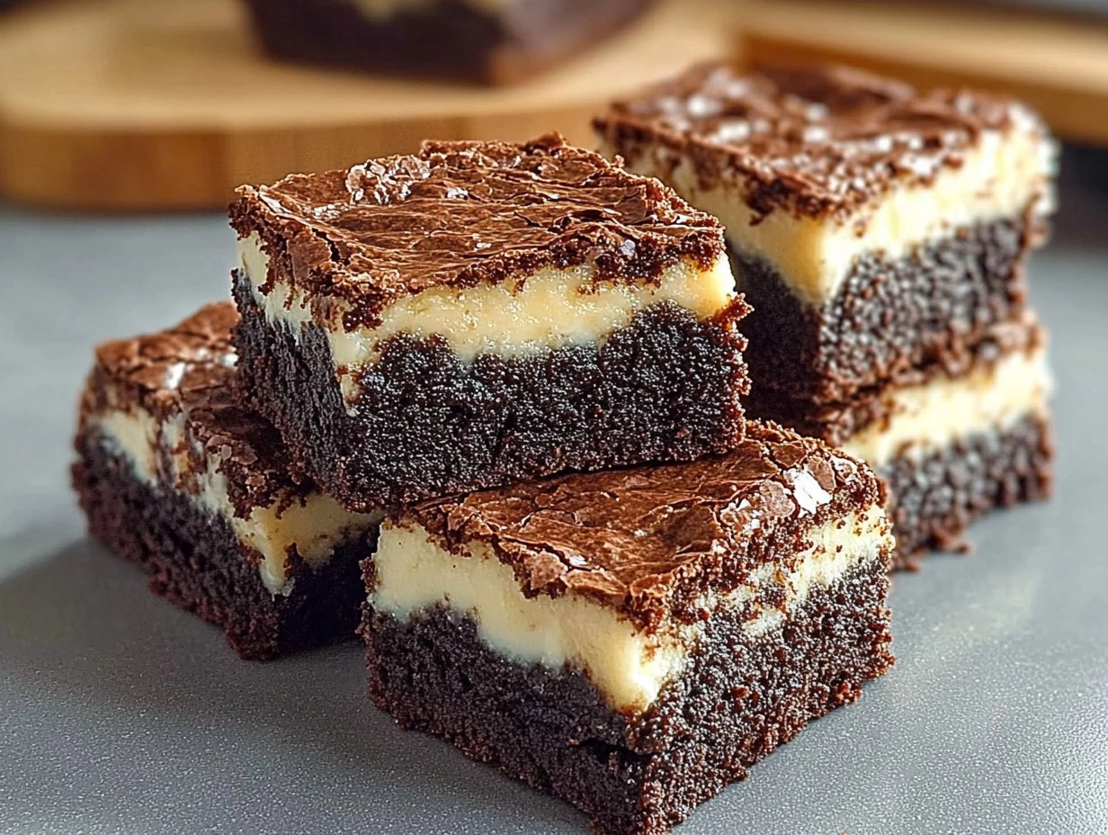 Käsekuchen-Brownies