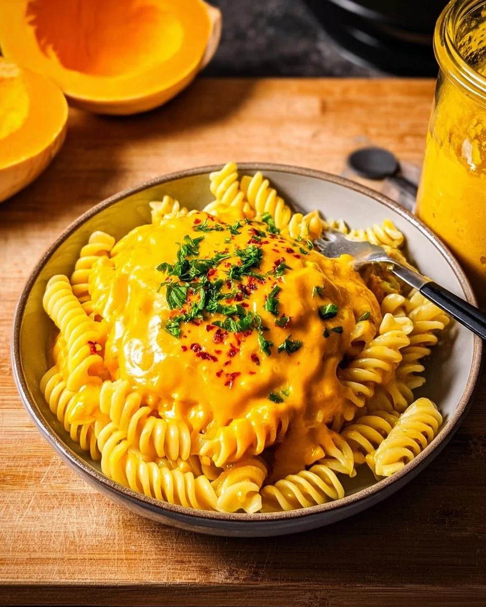 Kürbis-Nudelsauce