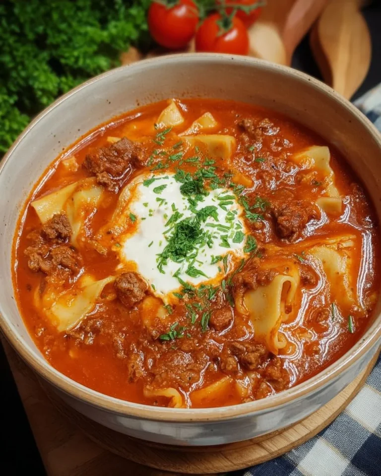 Lasagnesuppe-Rezept