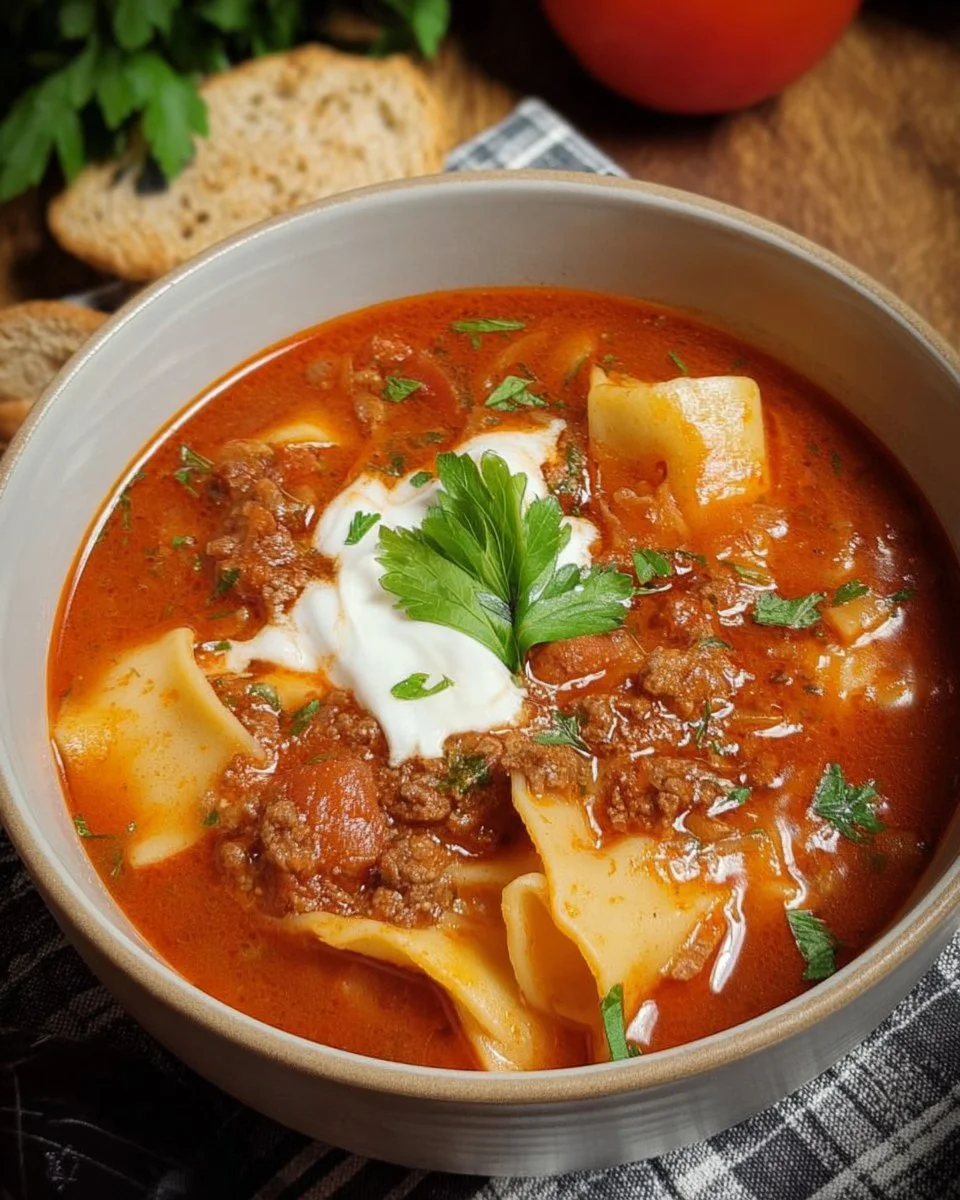 Lasagnesuppe