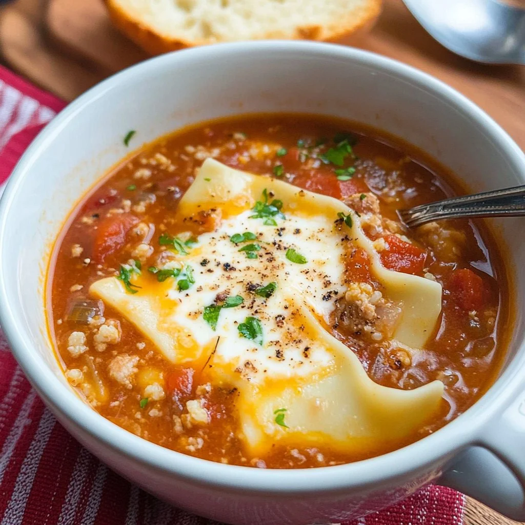 Lasagnesuppe