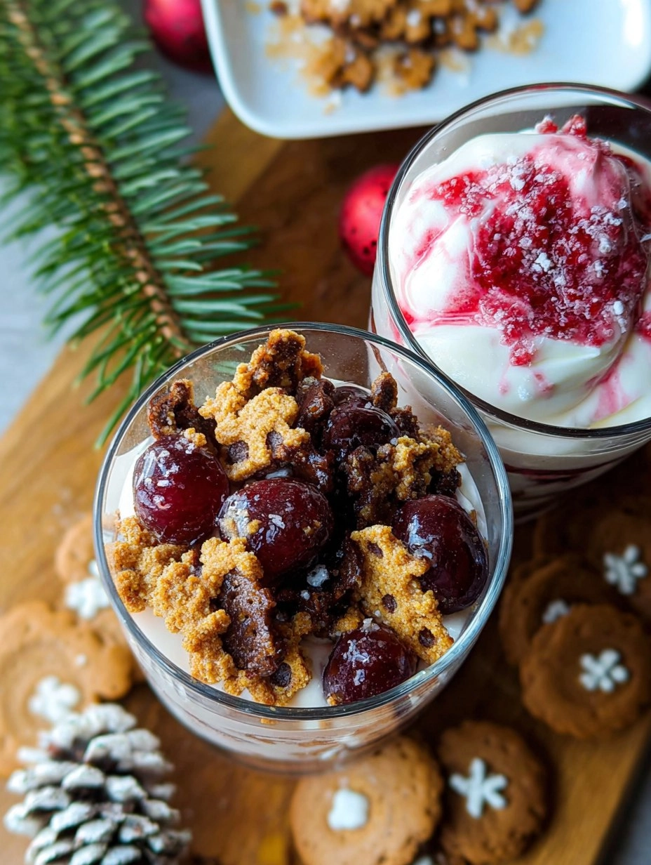 Lebkuchen-Kirsch-Dessert