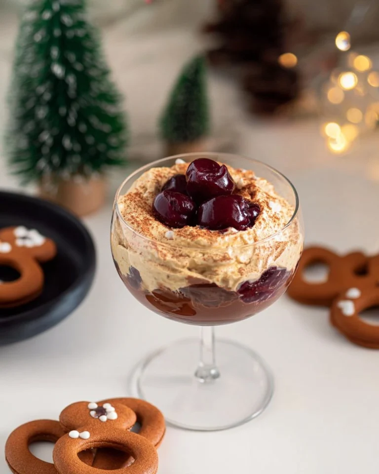 Lebkuchen-Kirsch-Dessert-im-Glas-Rezept