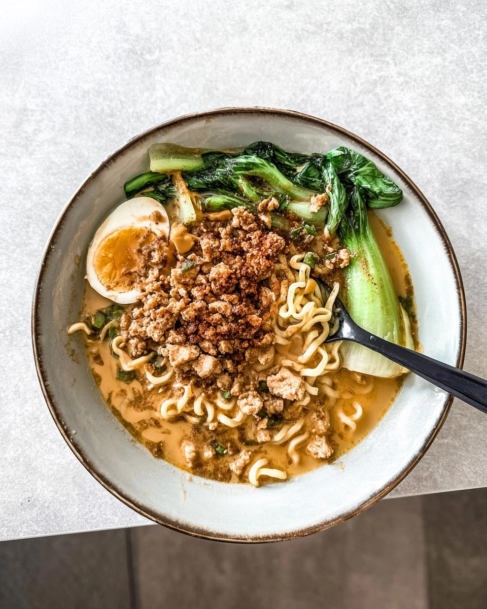 Miso-Erdnuss-Ramen