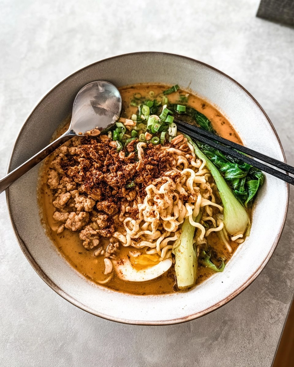 Miso-Erdnuss-Ramen