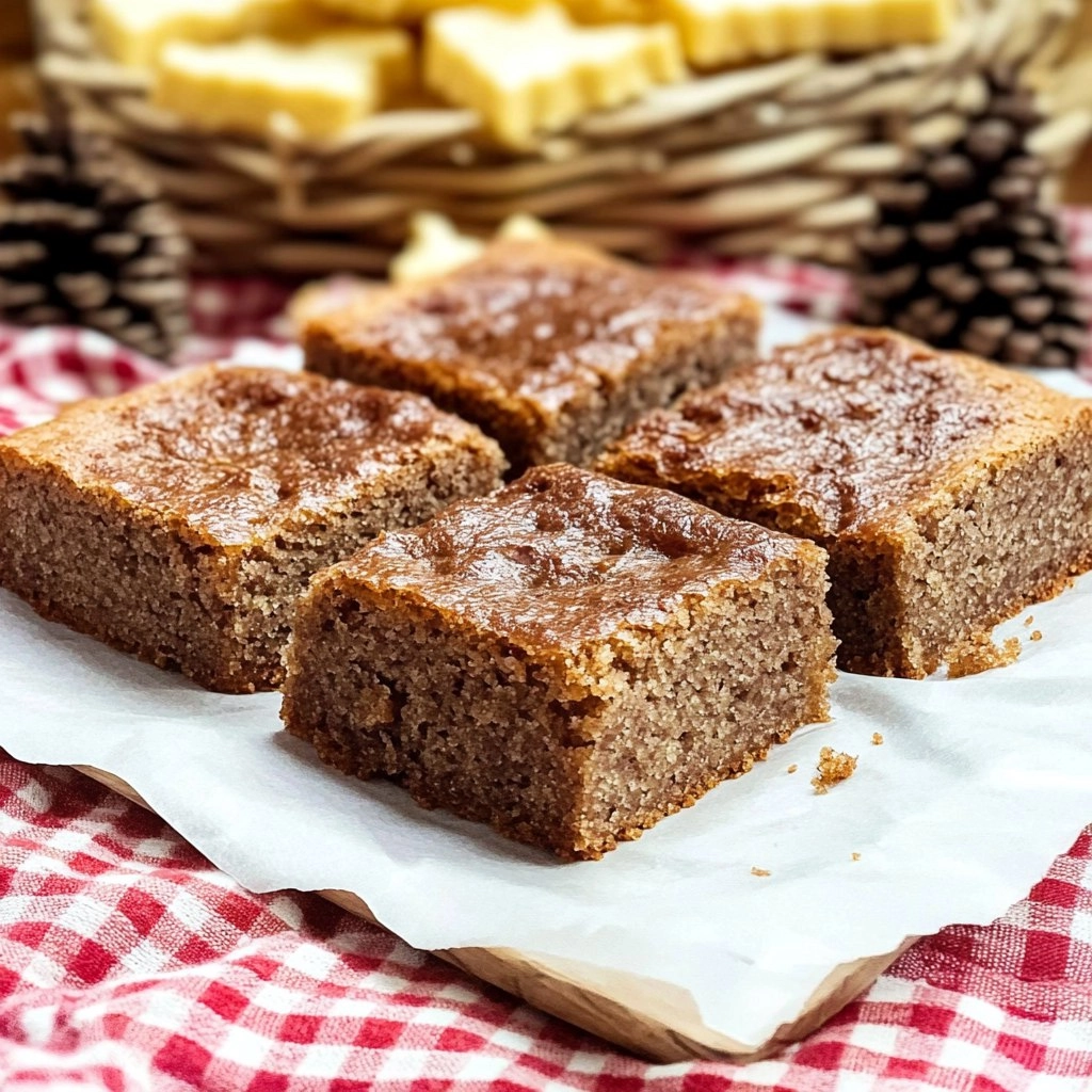 Pfefferkuchen ohne Zucker vom Blech