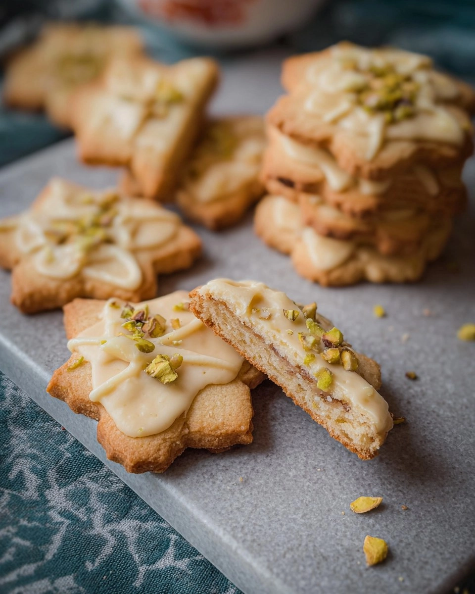Pistazien-Marzipan-Plätzchen
