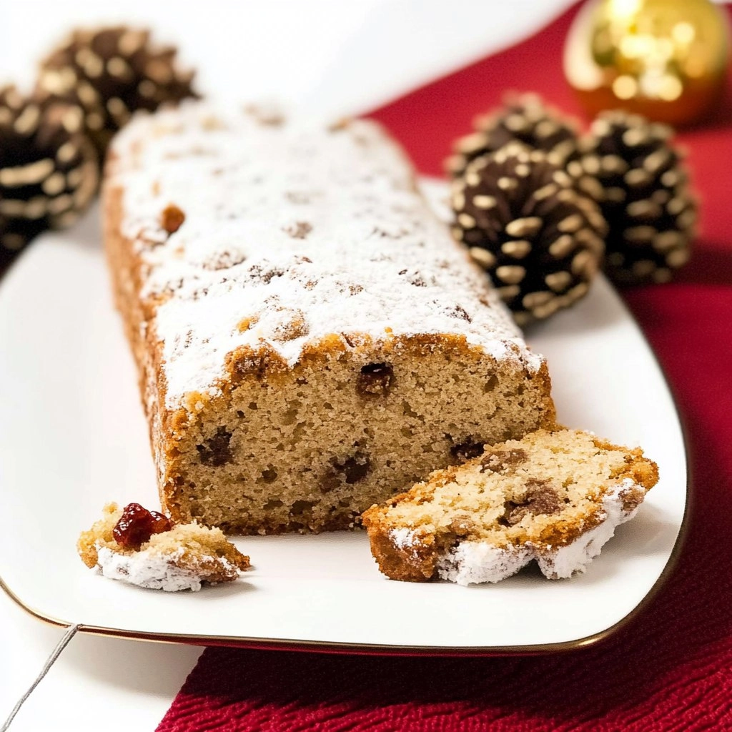 Quarkstollen ohne Zucker