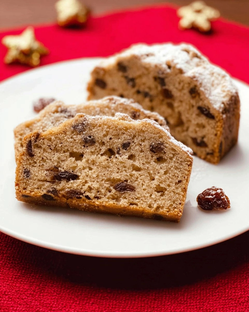 Quarkstollen ohne Zucker