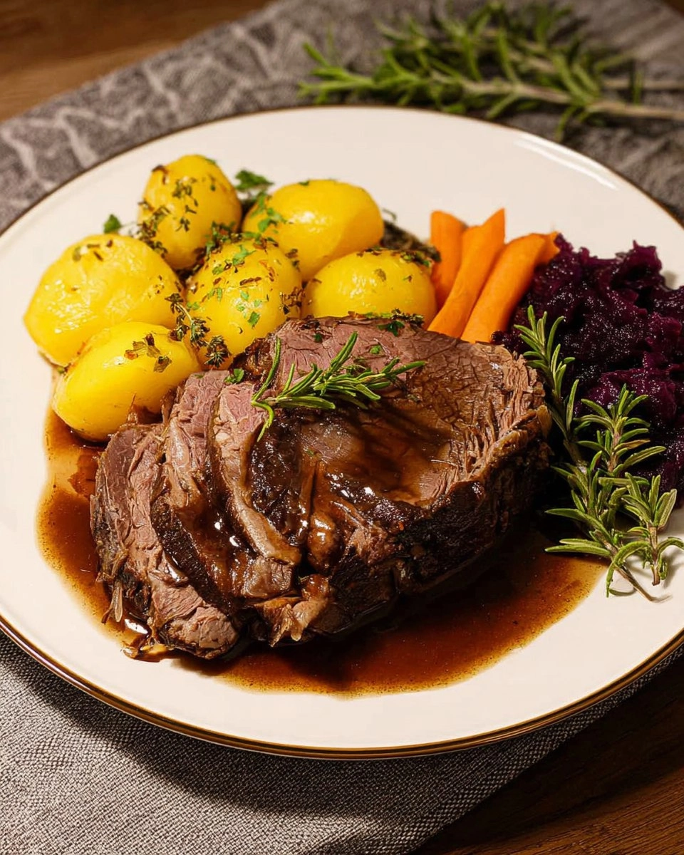 Rinderschmorbraten aus dem Backofen 135 Rinderschmorbraten aus dem Backofen