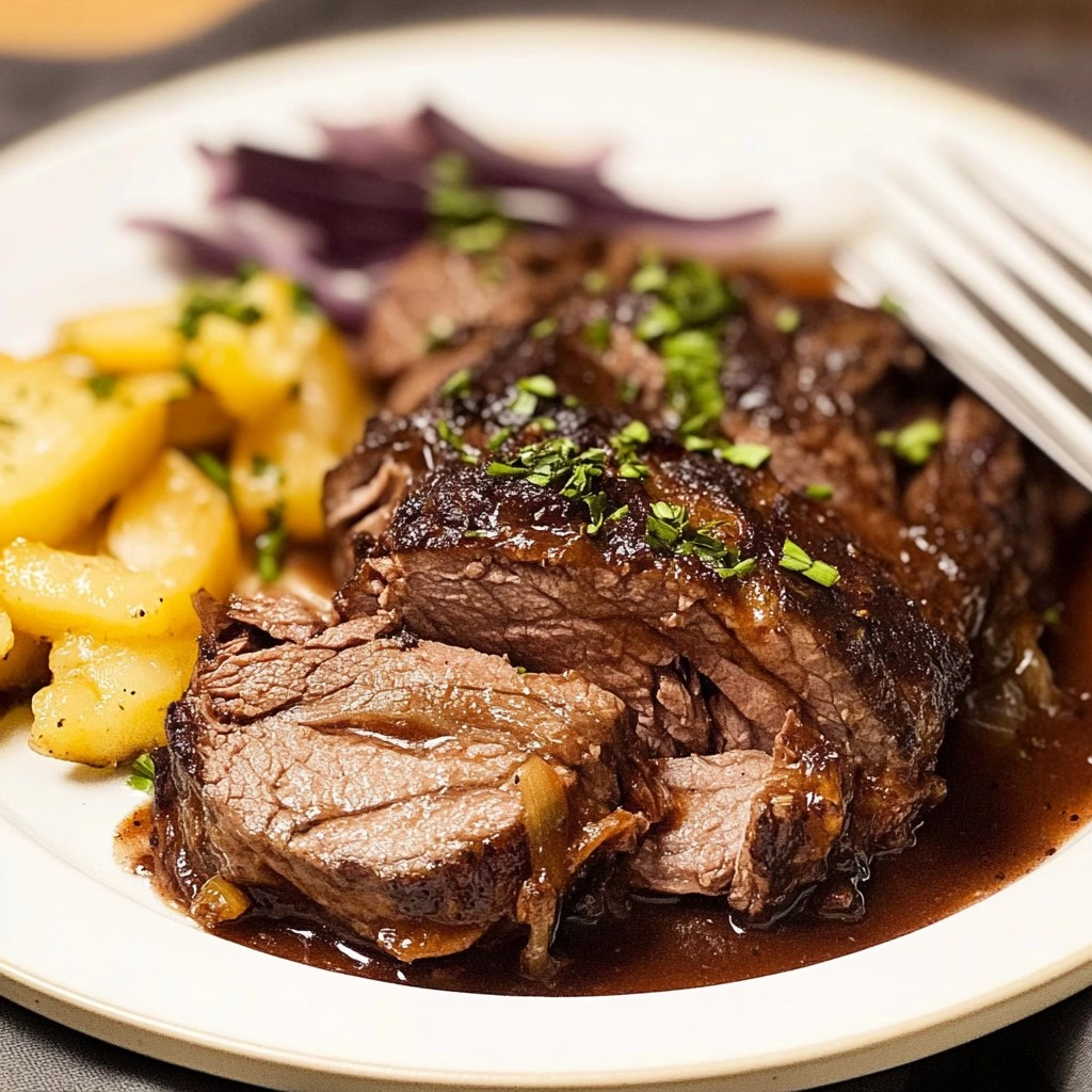 Rinderschmorbraten aus dem Backofen 136 Rinderschmorbraten aus dem Backofen