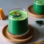 Spirulina-Smoothie-mit-Mango-und-Kokos-Rezept