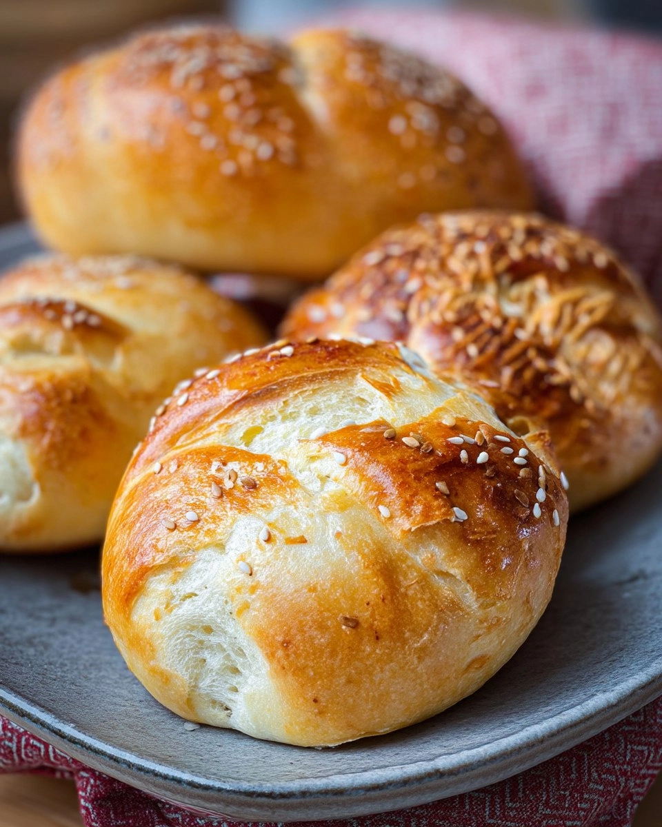 Türkische Pogaca gefüllte Brötchen