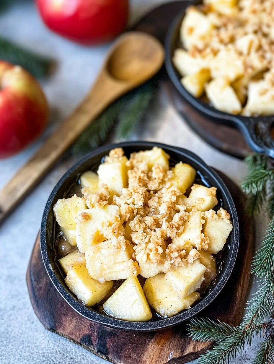 Apple Crumble Raclette