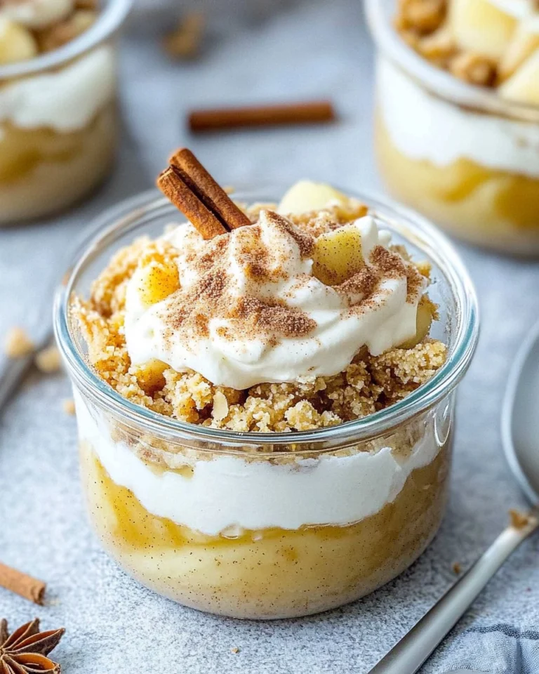 Bratapfel-Crumble-mit-Zimtcreme-Rezept