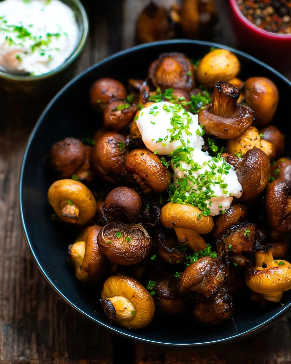 Champignons wie vom Weihnachtsmarkt