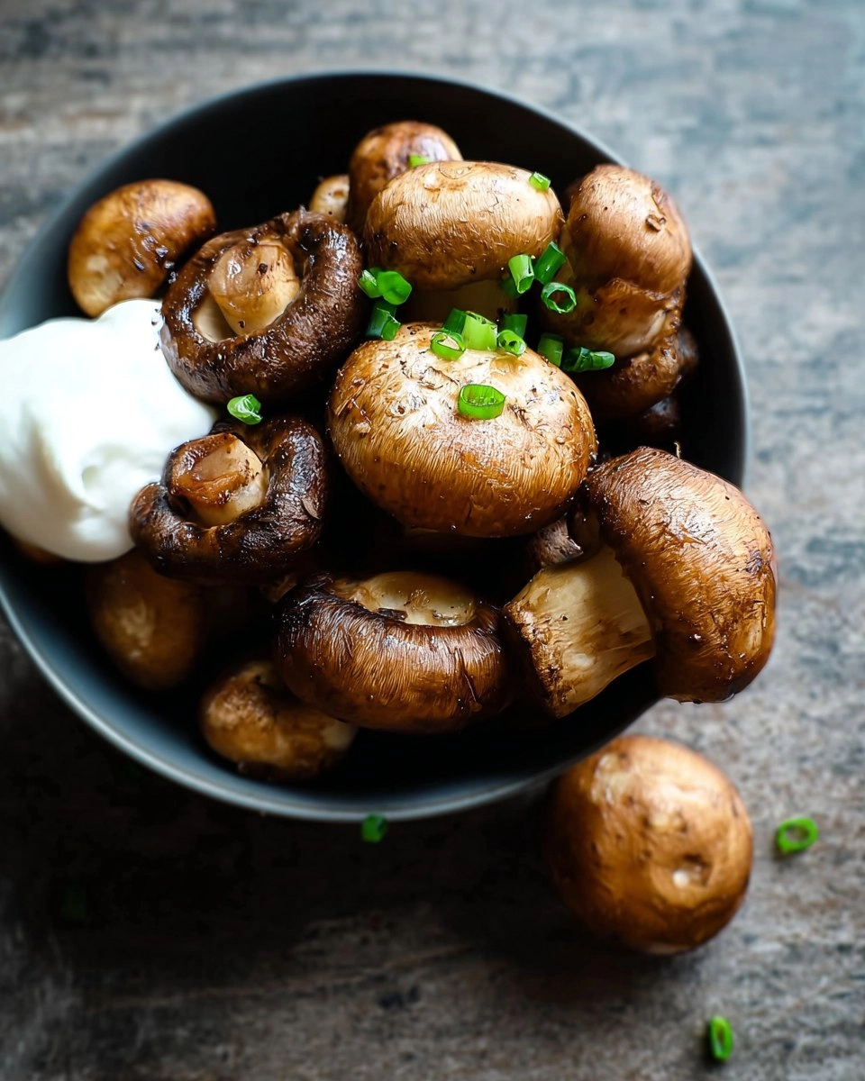 Champignons wie vom Weihnachtsmarkt
