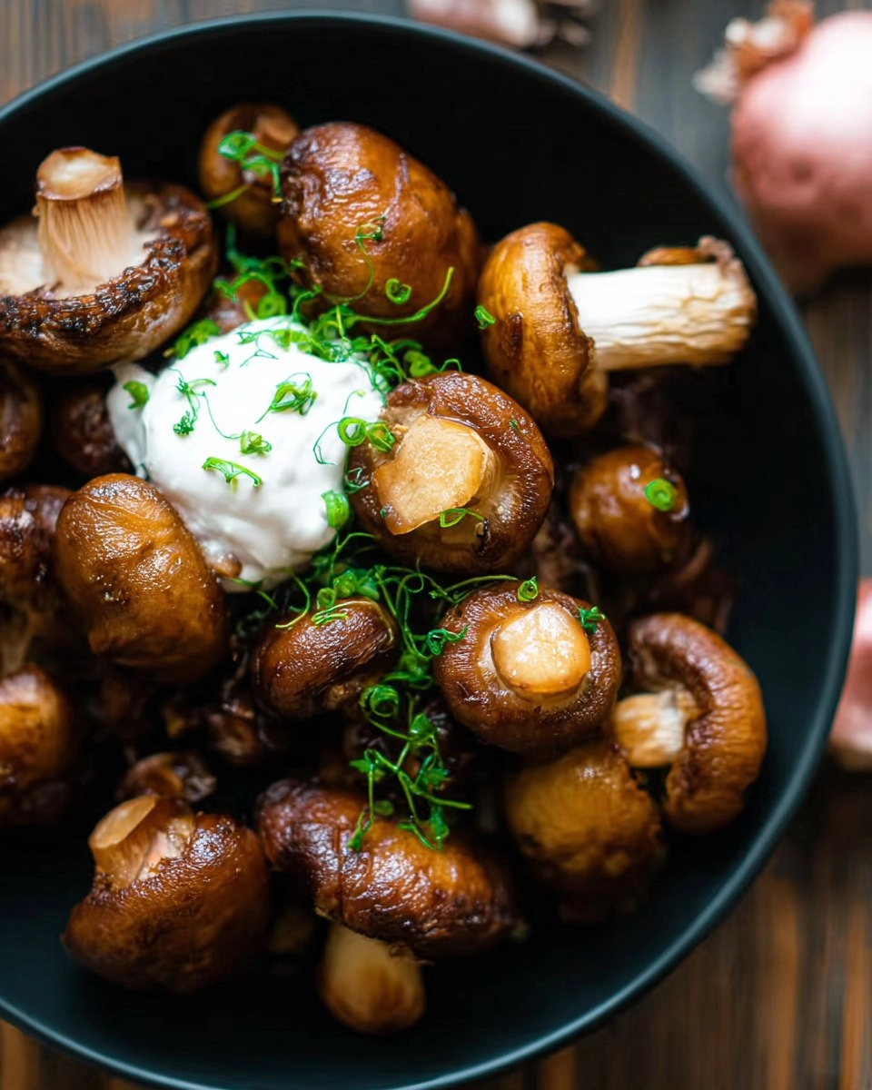 Champignons wie vom Weihnachtsmarkt