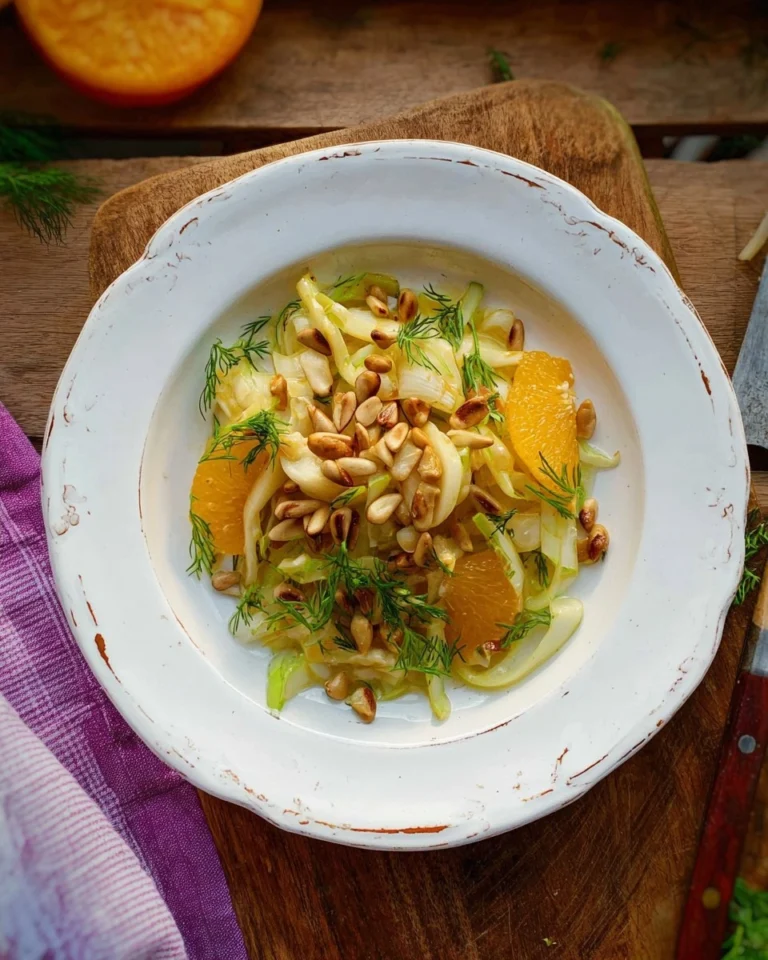 Fenchelsalat-mit-Orange-Pinienkerne-Rezept