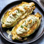 Gebratener-Spitzkohl-mit-Cashew-Creme-Rezept