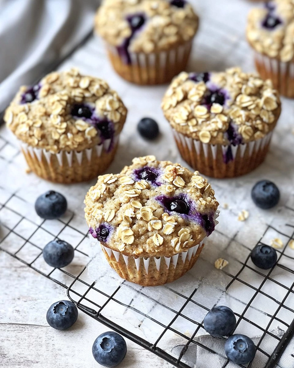 Gesunde Frühstücksmuffins mit Haferflocken & Blaubeeren 102 Gesunde Frühstücksmuffins mit Haferflocken & Blaubeeren