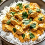 Kokosnuss-Huehnchen-Reis-Schuessel-Rezept
