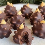 No-Bake-Schoko-Tannenzapfen-Rezept