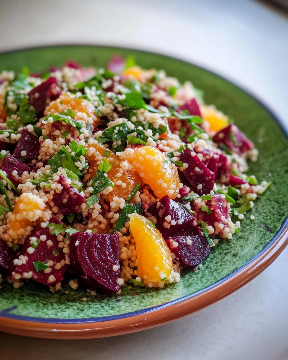 Rote Bete Salat mit Couscous & Orangen 72 Rote Bete Salat mit Couscous & Orangen