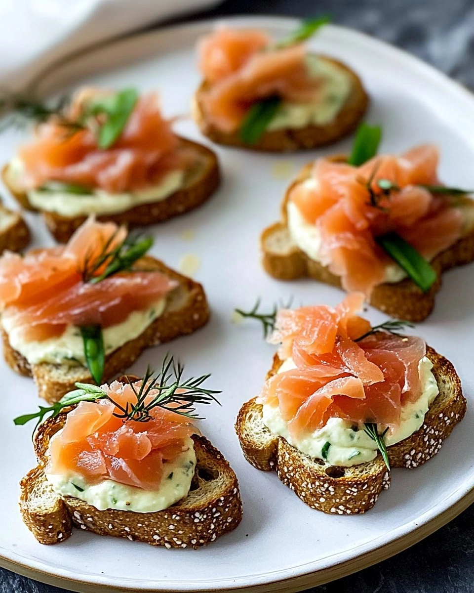 Toast mit Räucherlachs – Fingerfood für Gäste