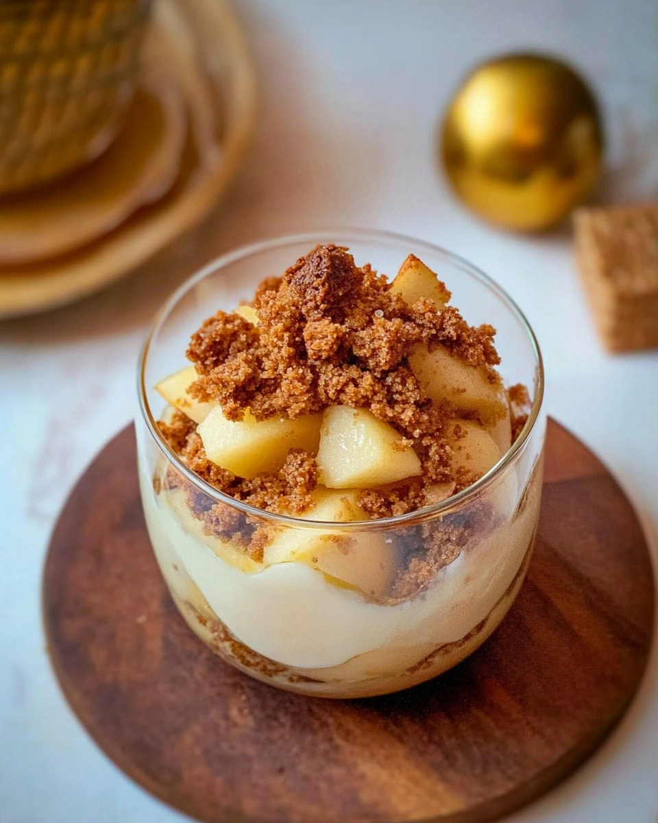 Vanille-Bratapfel mit Spekulatius