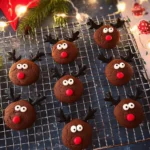 Weihnachtliches-niedliche-Rentier-Kekse-Rezept