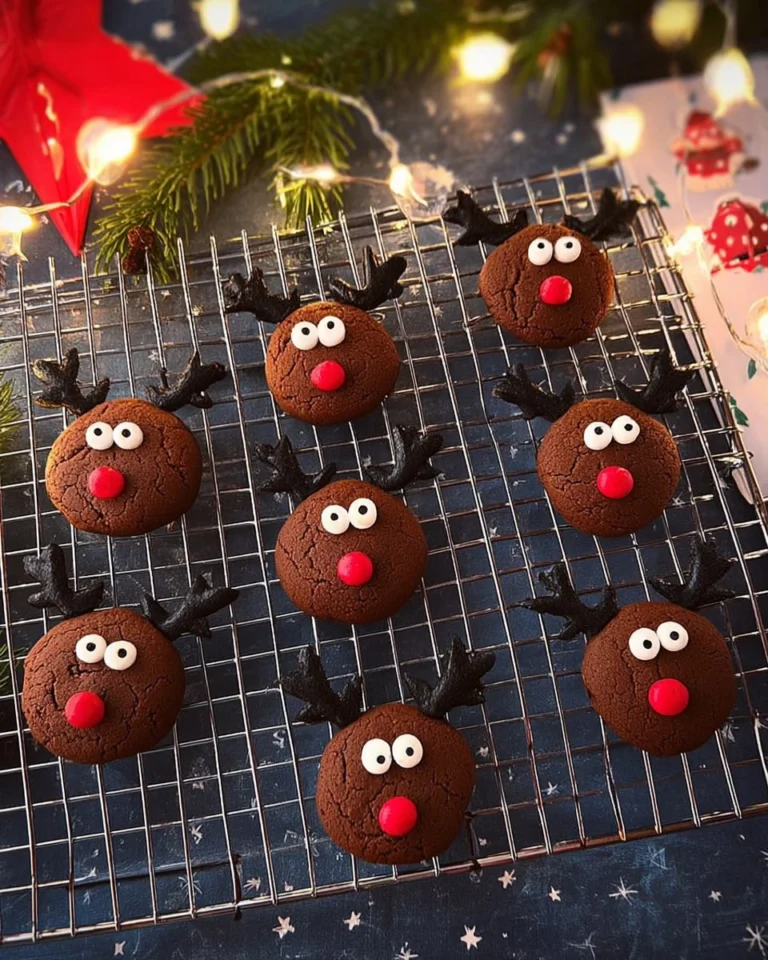 Weihnachtliches-niedliche-Rentier-Kekse-Rezept