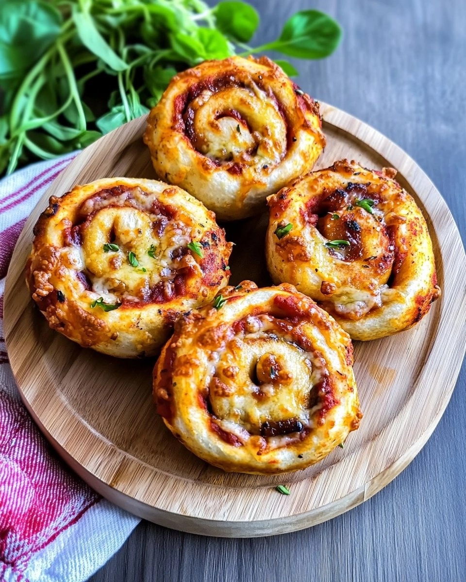 Airfryer Pizzaschnecken XL im BBQ-Style