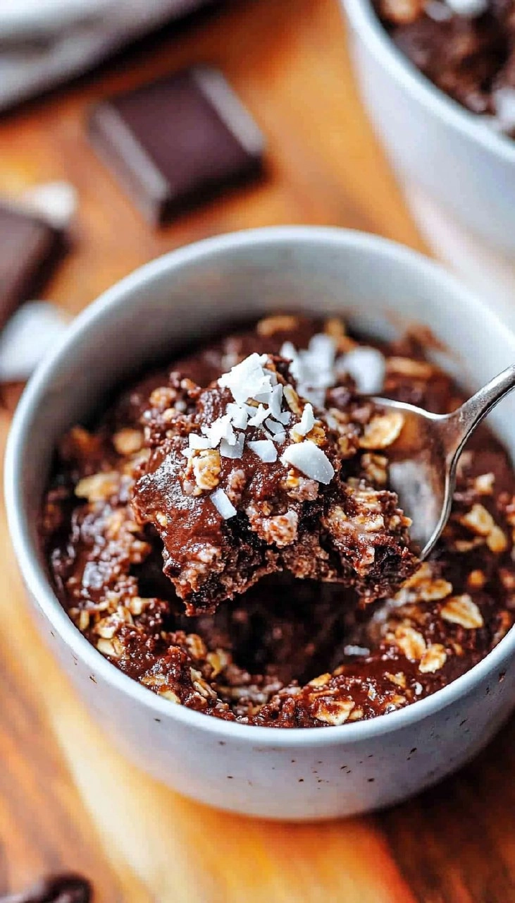 Baked Oatmeal mit Kokos & Schokolade 68 Baked Oatmeal mit Kokos & Schokolade