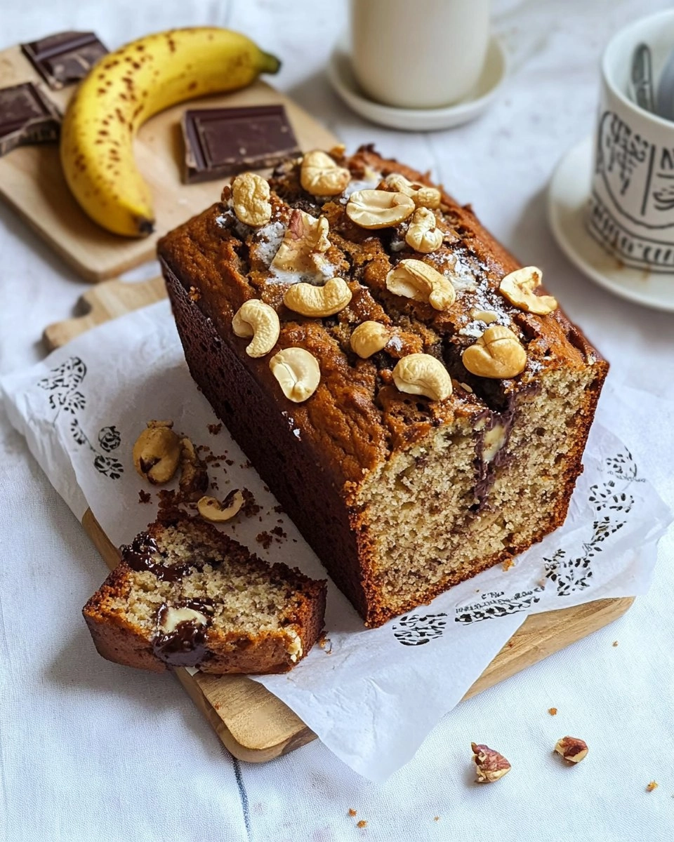 Bananenbrot mit Schokolade & Cashews 99 Bananenbrot mit Schokolade & Cashews