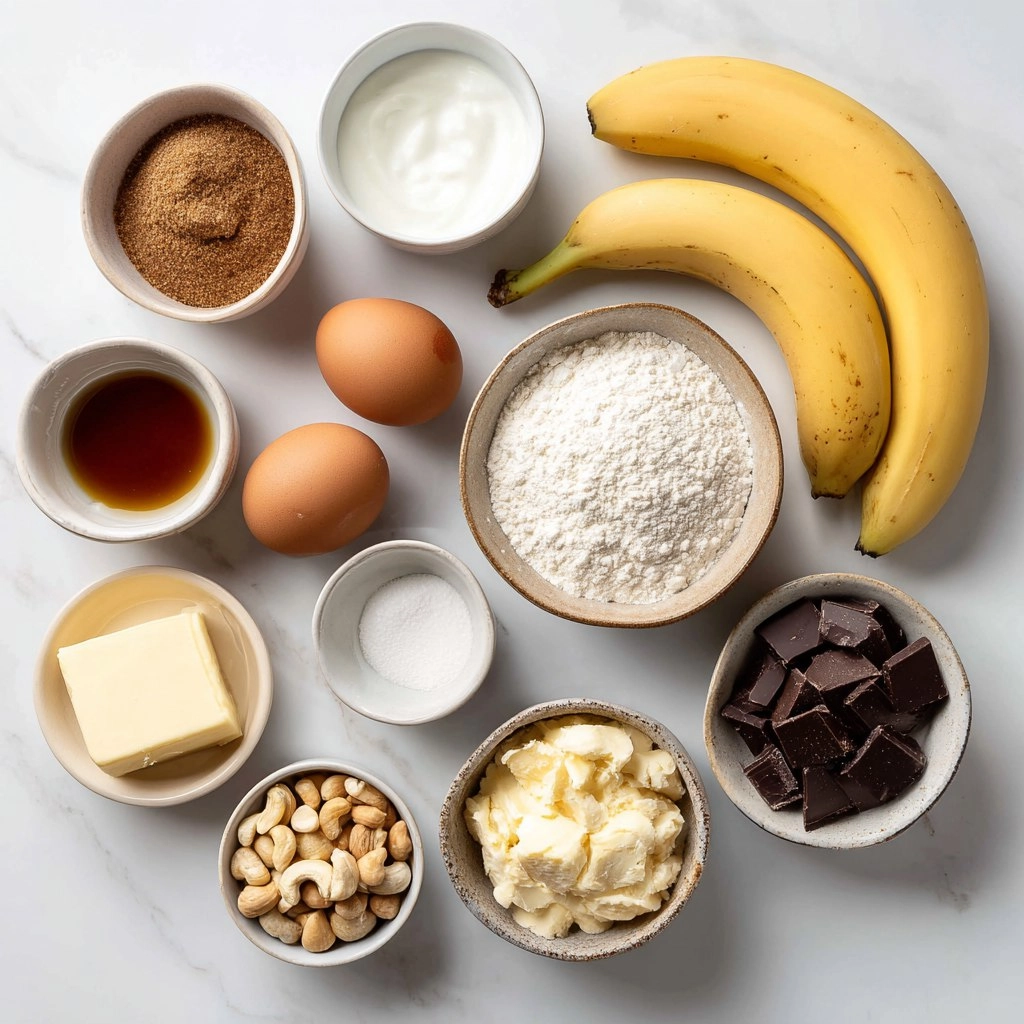 Bananenbrot mit Schokolade & Cashews 97 Bananenbrot mit Schokolade & Cashews