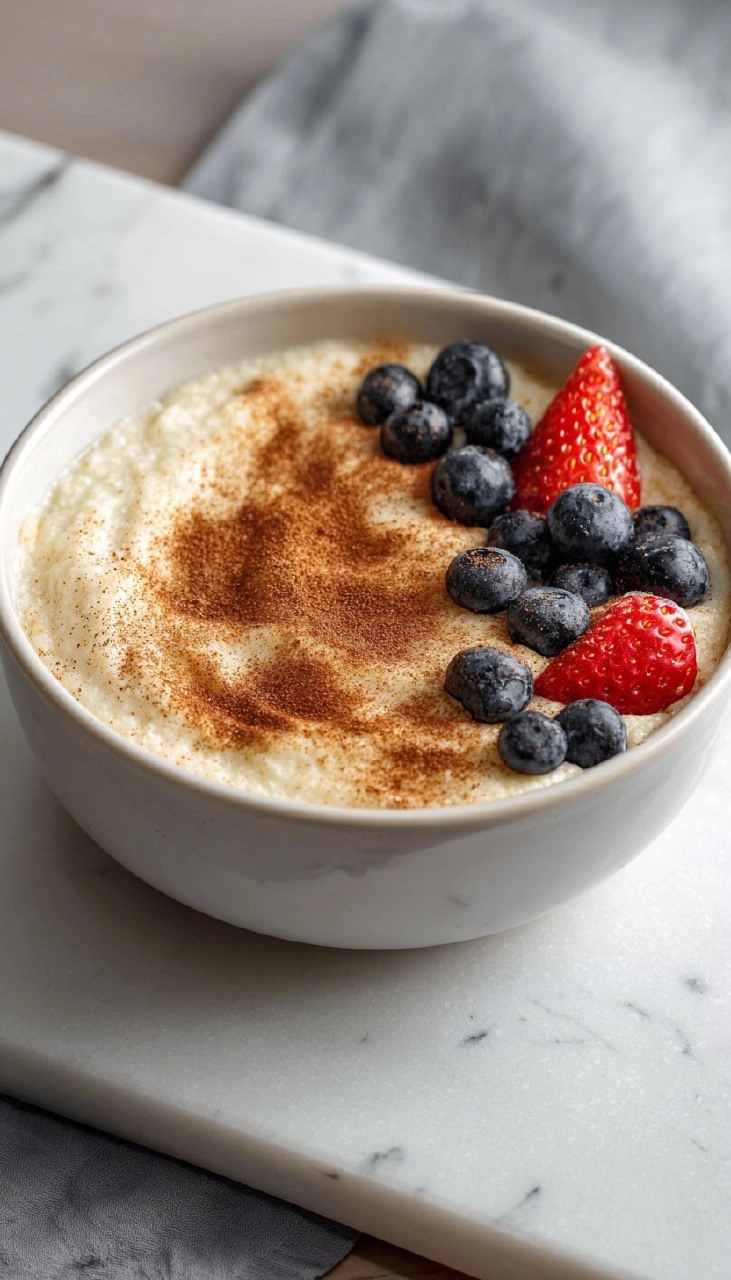 Grießbrei mit Quark und Joghurt