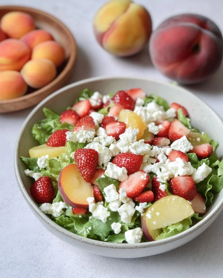 GrueNer-Salat-Mit-Erdbeeren-Nektarine-Feta-Rezept