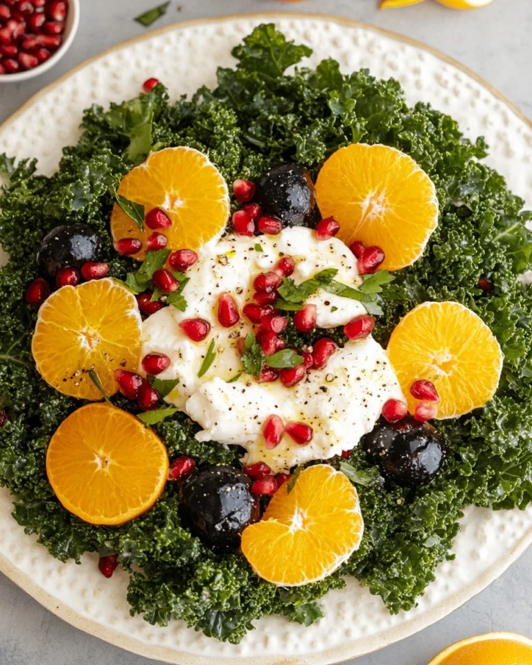 Gruenkohlsalat-Mit-Granatapfel-Orangen-Burrata-Rezept