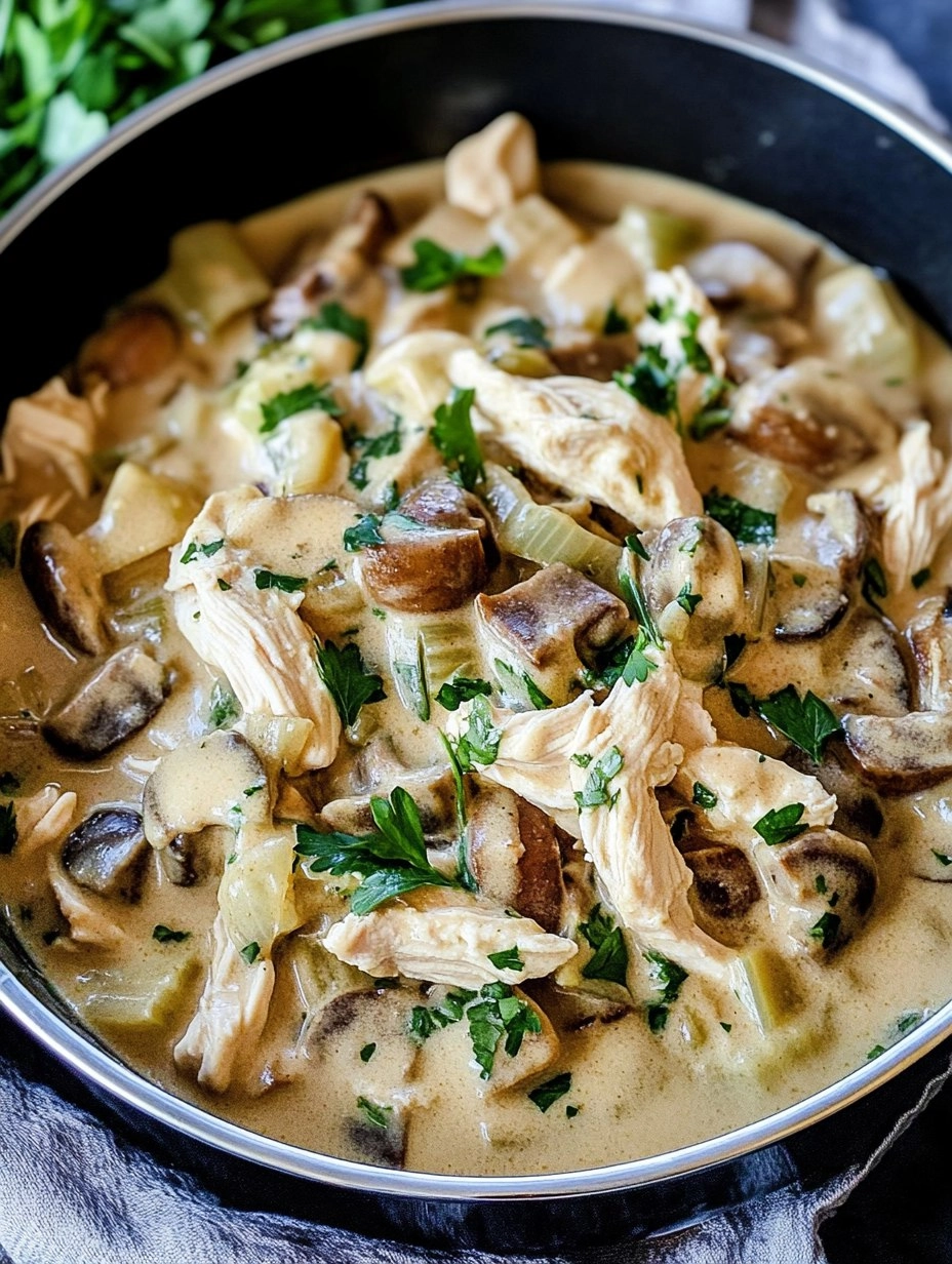 Hähnchen Stroganoff