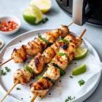 Hähnchenspieße Aus Der Heißluftfritteuse 76 Haehnchenspiesse-Aus-Der-Heissluftfritteuse-Rezept
