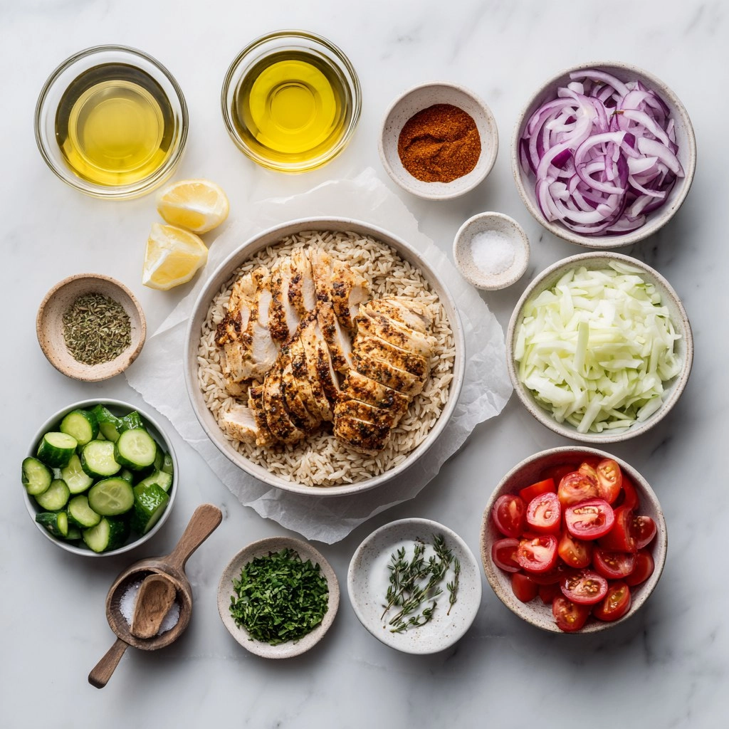High Protein Chicken Shawarma Bowl