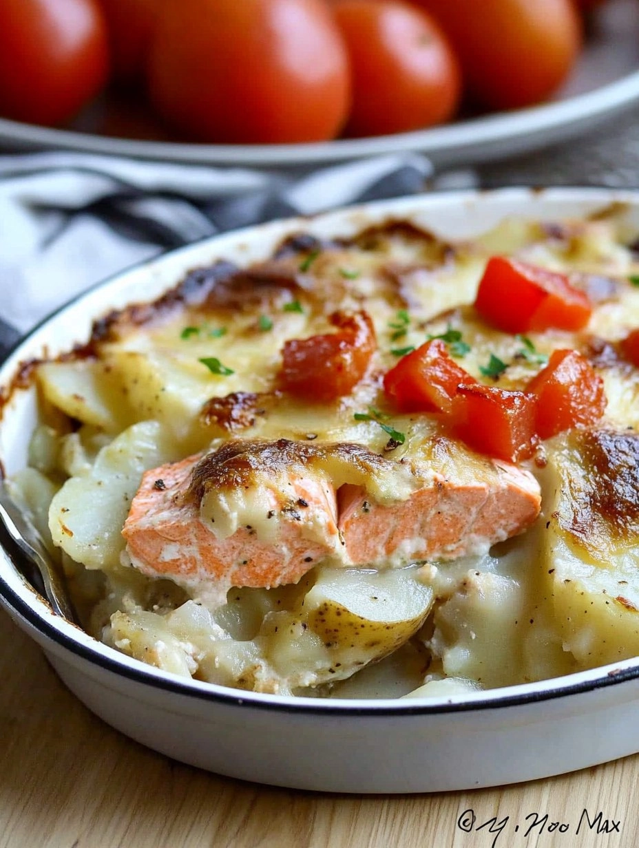 Kartoffel Lachs Auflauf
