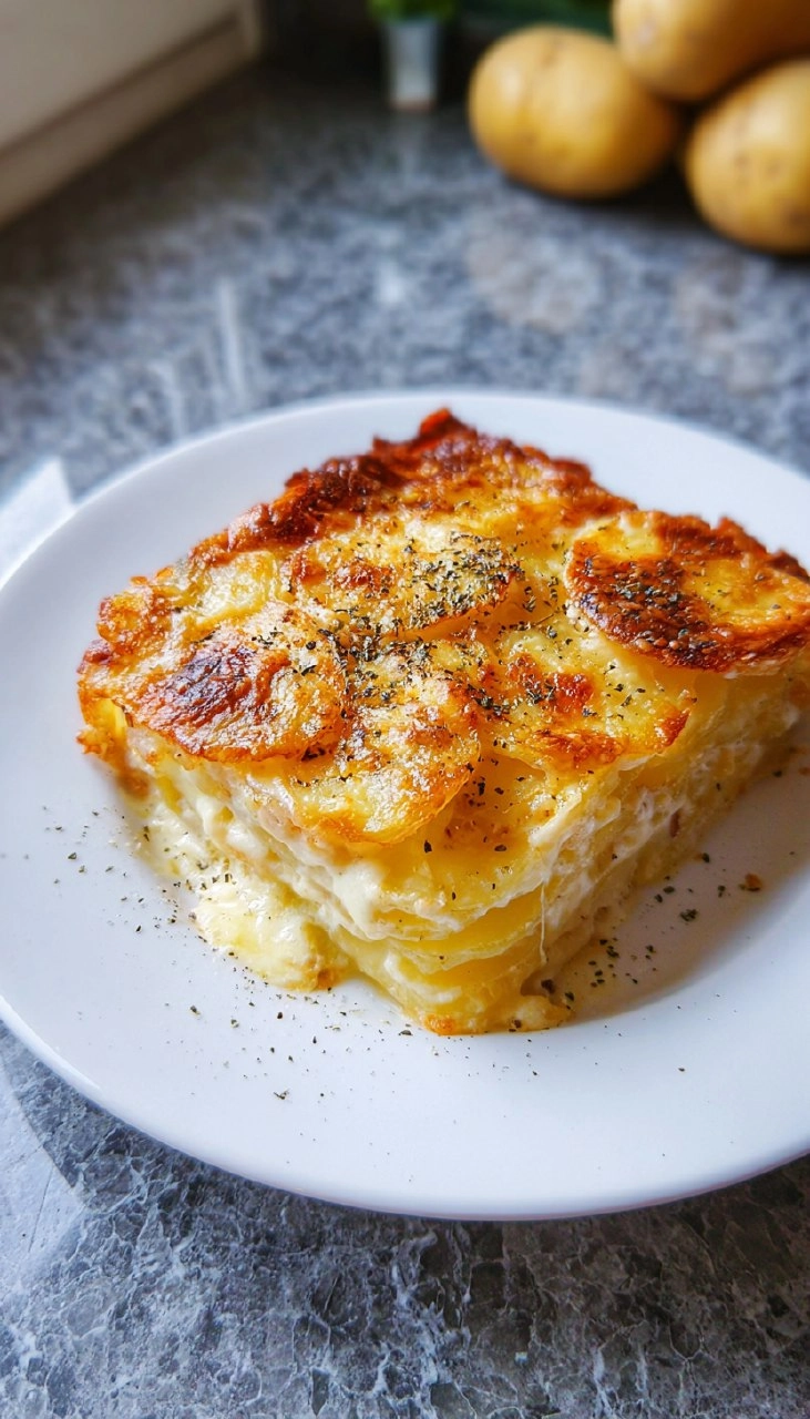 Klassisches Kartoffelgratin
