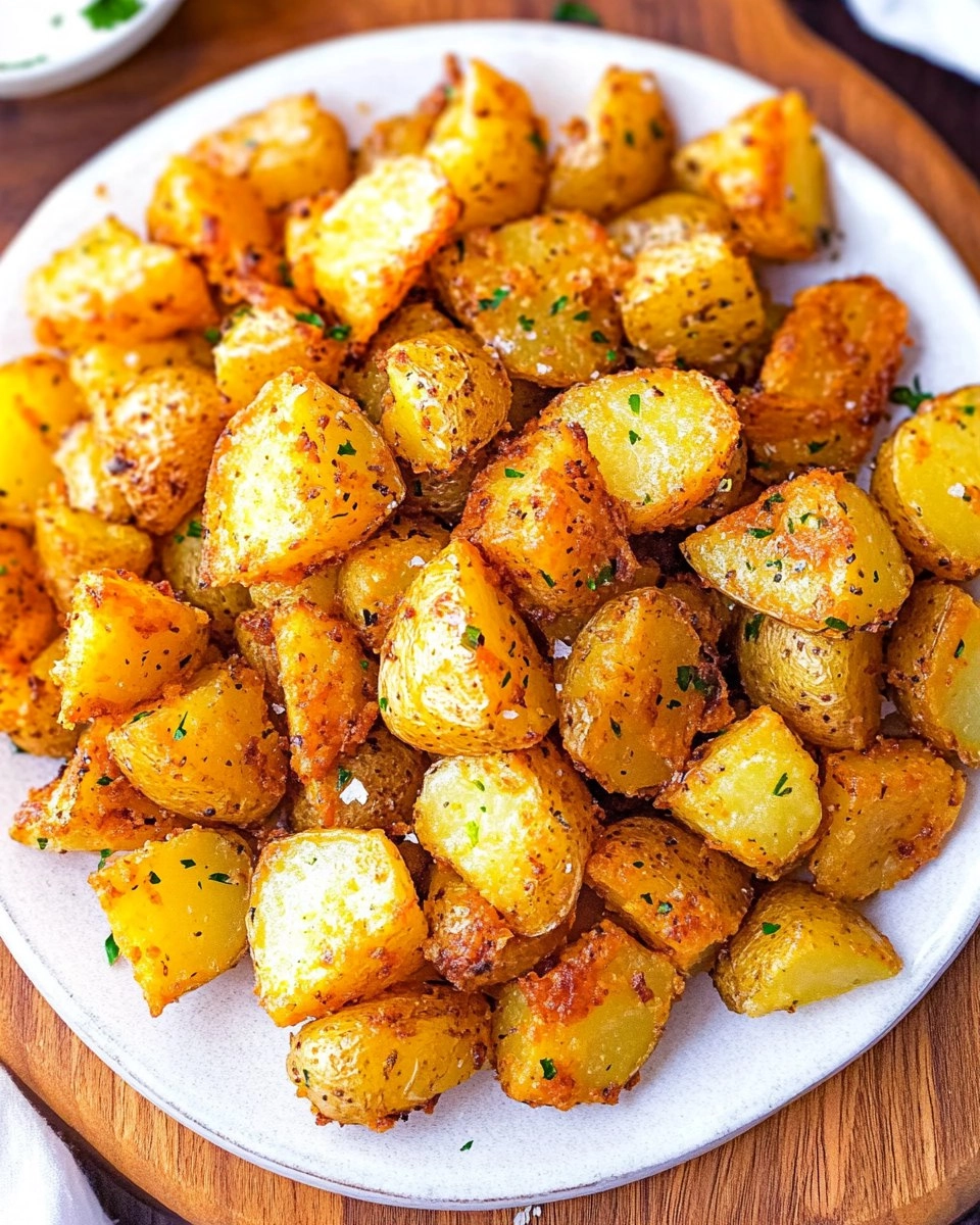 Knusperkartoffeln Krosse Knoblauchkartoffeln